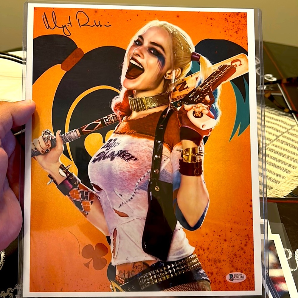 Harlequin actress signed (reprint) ✍🏼